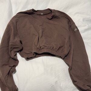 Alo cropped sweatshirt